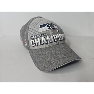 New Era Seattle Seahawks Super Bowl Champions Grey Fitted Hat Super Bowl XLVIII